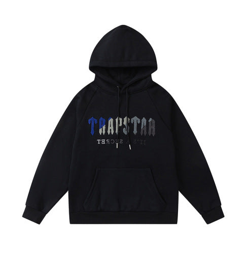 Trapstar Rainbow Black Hoodies