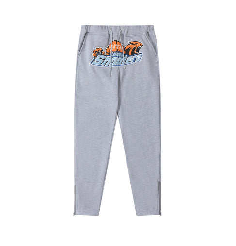 Trapstar Rainbow Gray Sweatpants logo Panther