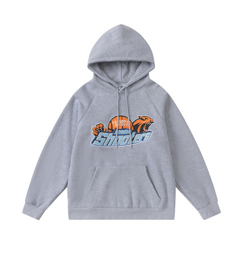 Trapstar Rainbow Gray Hoodies logo panther