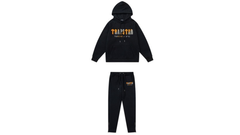 Trapstar Its a secret Tracksuit Orange/Black