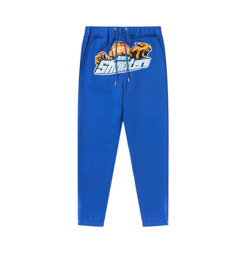 Trapstar Rainbow Blue Sweatpants logo Panther